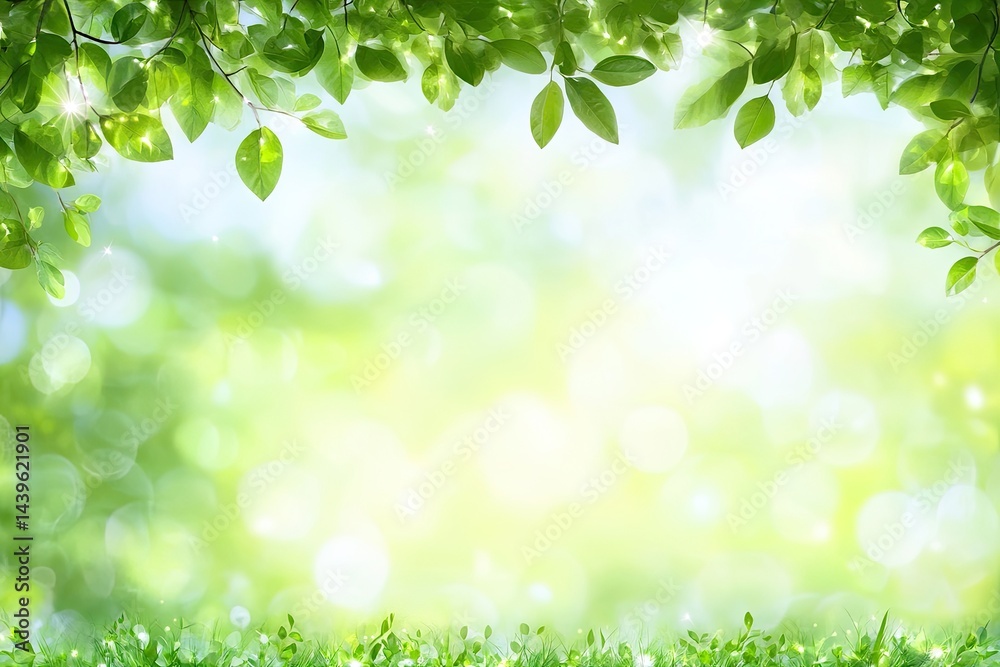 Fresh Springtime Forest Bokeh Fresh Springtime Forest Bokeh
