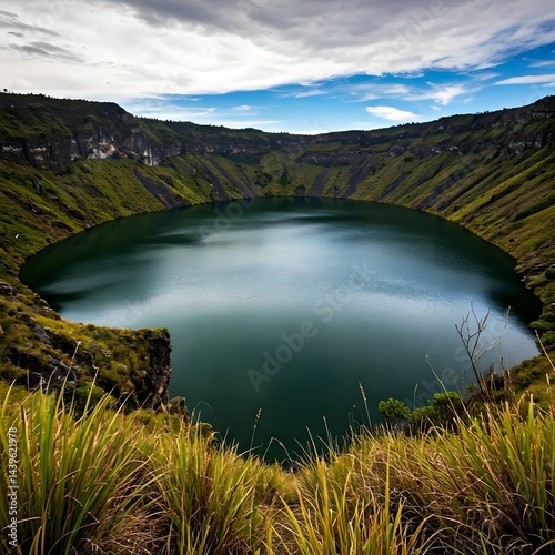Lake Nyos Crater View