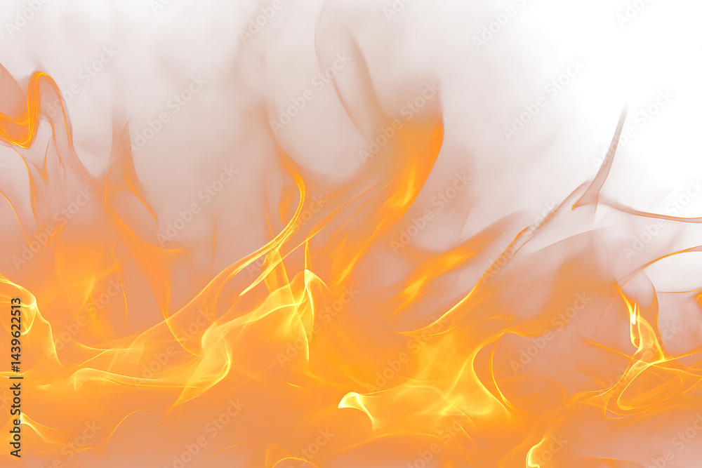 Beautiful stylish fire flames