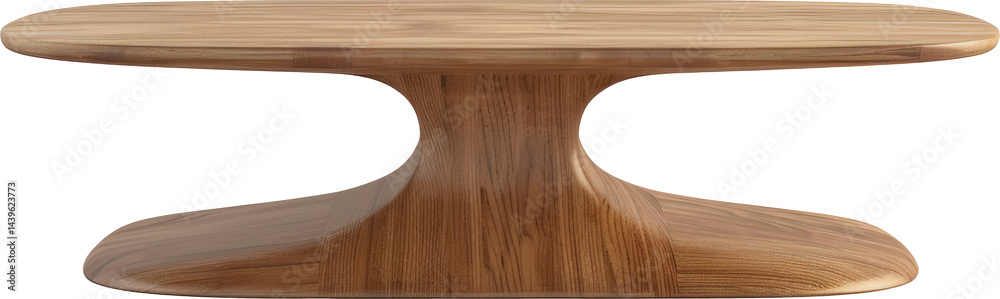 Elegant wooden coffee table design