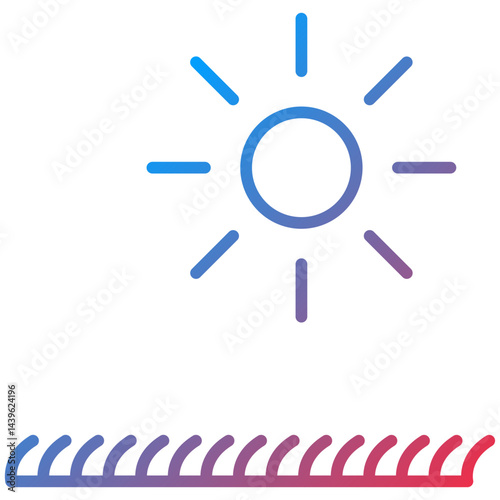 Day Line Icon Style