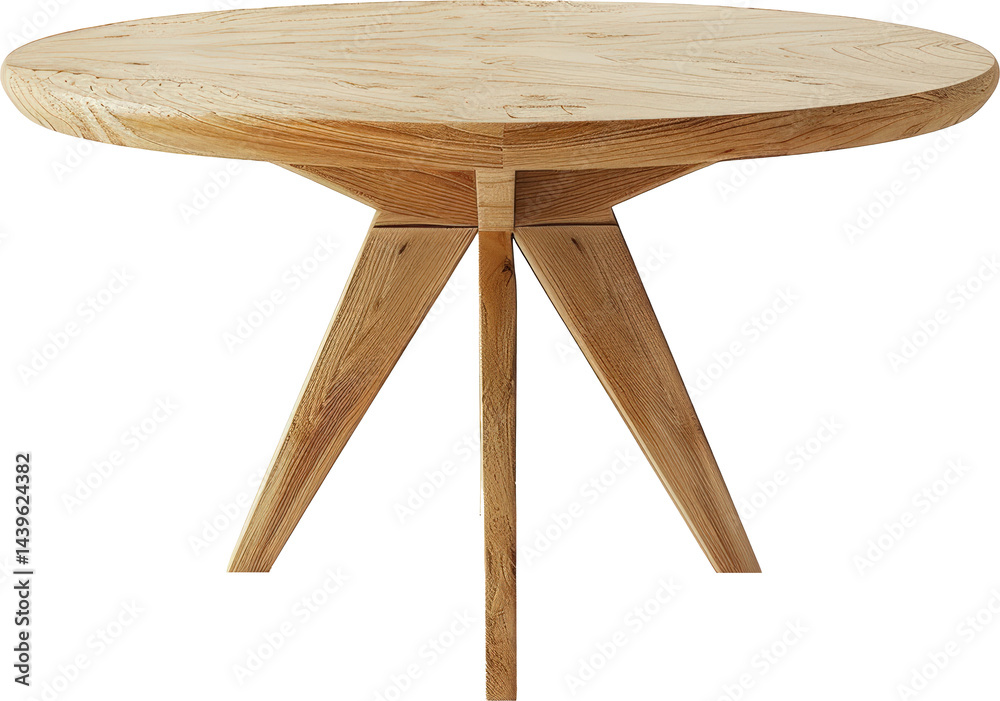 Stylish wooden dining table design