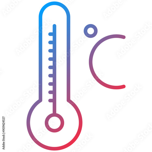 Celsius Line Icon Style