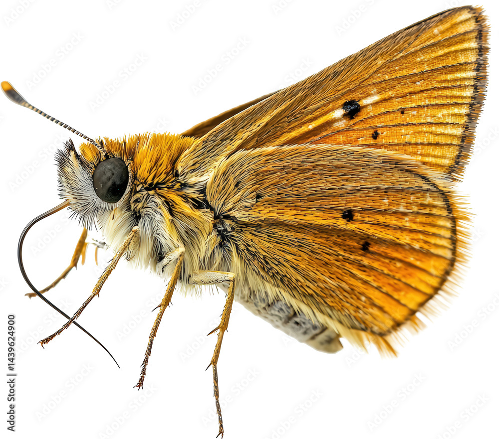 Close-up of an orange butterfly