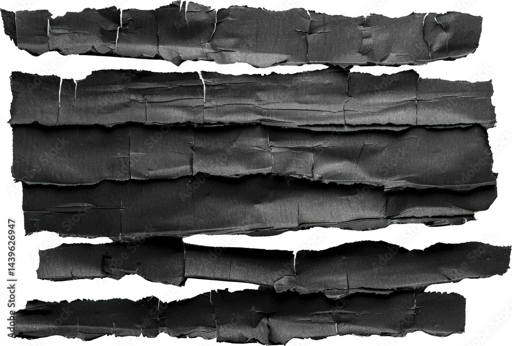 Dark textured ripped paper background