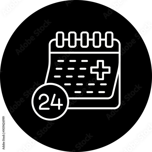 24 hours support Icon