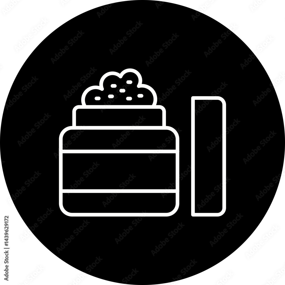 Obraz premium Face scrub Icon