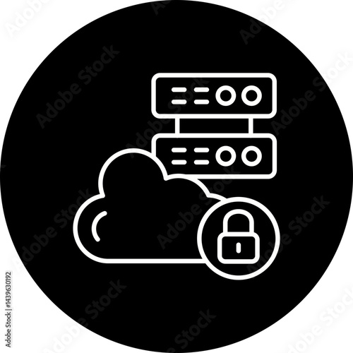 Cloud lock Icon