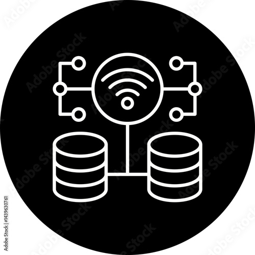 Wireless database Icon