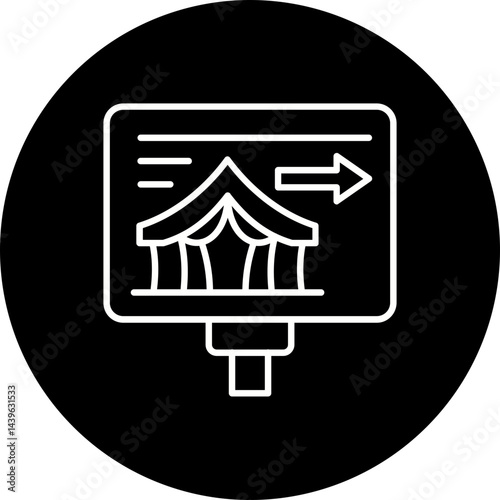 Camping zone Icon