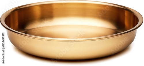 Obraz na płótnie Shiny round metal bowl w salonie