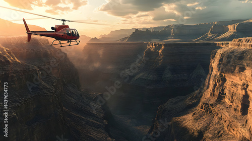 Grand Canyon Helicopter Tour: Breathtaking Aerial Views at Sunset