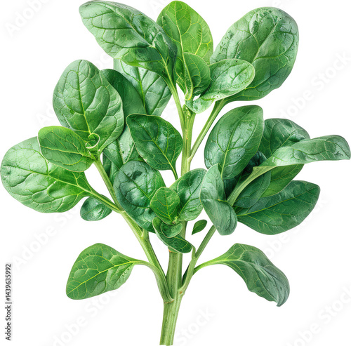 Obraz na płótnie Fresh spinach leaves bundle w salonie