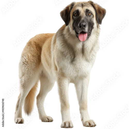 Anatolian Shepherd Dog Isolated on Transparent Background