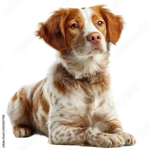 Adorable Puppy Isolated on Transparent Background