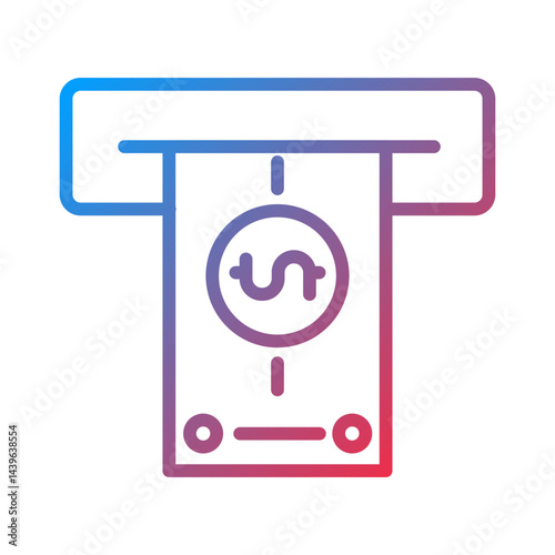 Withdraw Line Icon Style