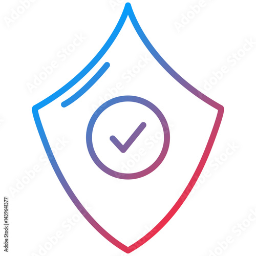Secure Line Icon Style