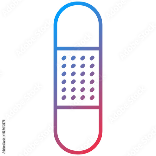 Bandage Line Icon Style