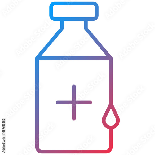 Syrup Line Icon Style