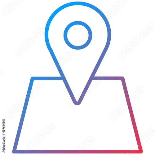 Location Line Icon Style