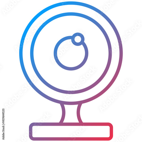 Webcam Line Icon Style