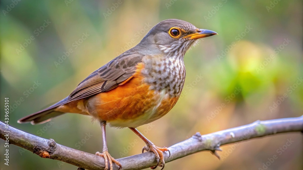 A Vibrant Songbird Perched on a Branch, Exhibiting Exquisite Plumage and Striking Colors A Vibrant Songbird Perched on a Branch, Exhibiting Exquisite Plumage and Striking Colors