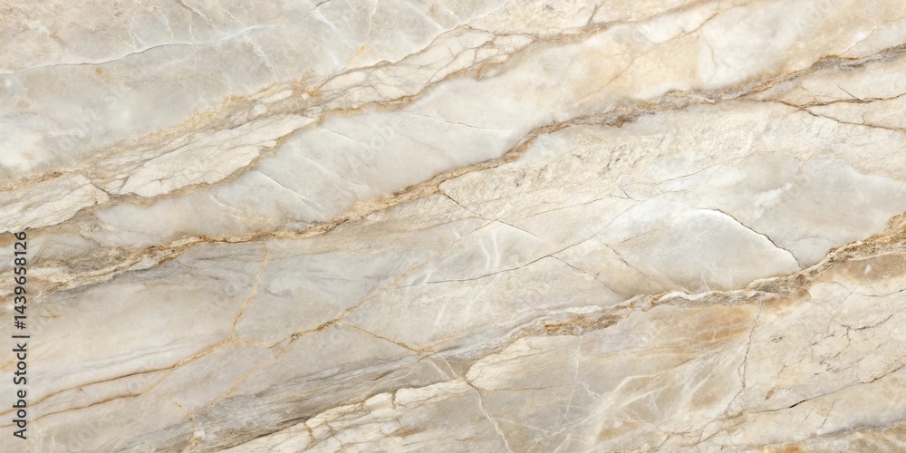 High-resolution image showcasing a beige marble slab with intricate veining and subtle cracks, ideal for design projects requiring an elegant and natural stone texture. High-resolution image showcasing a beige marble slab with intricate veining and subtle cracks, ideal for design projects requiring an elegant and natural stone texture.