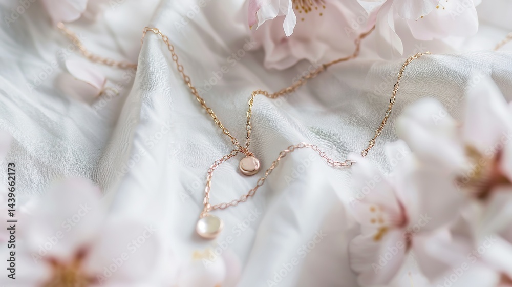 Mother's Day Necklace Background: Adorned with Dazzling Radiance, Sketching a Gorgeous Picture of the Interweaving of Tender Love and Grateful Affection on Mother's Day