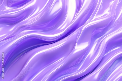 A vibrant, flowing,  purple fabric texture.