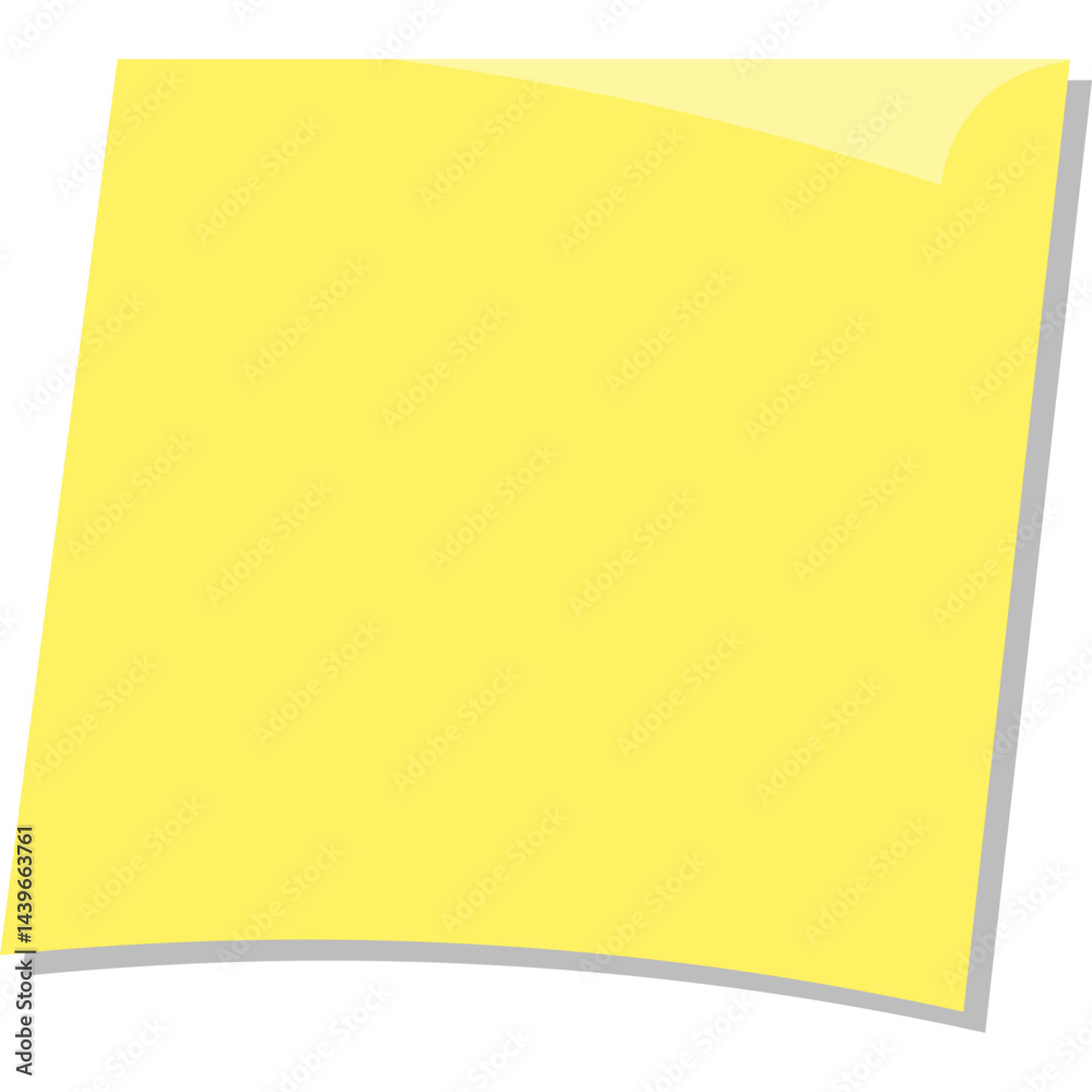 Blank Sticky Note Blank Sticky Note