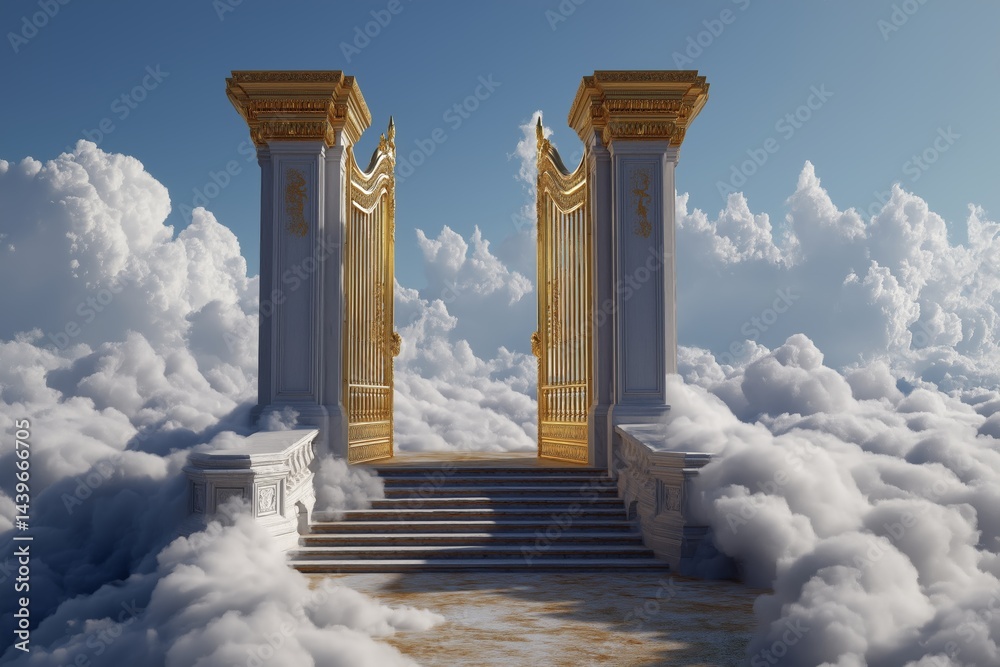 Golden Gates Leading to Heaven