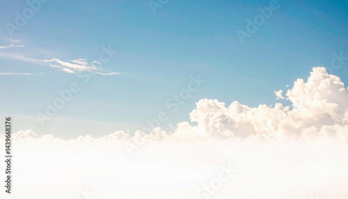 blue sky with clouds soft and clean close up in the blue-sky wallpaper