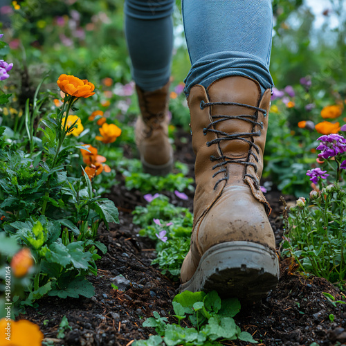 walking meditation: mindful steps in the garden