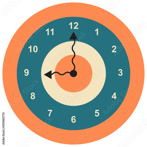 Aesthetic Analog Wall Clock Decoration