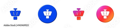 air traffic control phosphor 3D icon