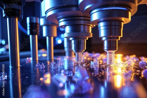 Advanced Lens Microscopy for Enhanced Imaging in Crystallography and Physical Chemistry Techniques