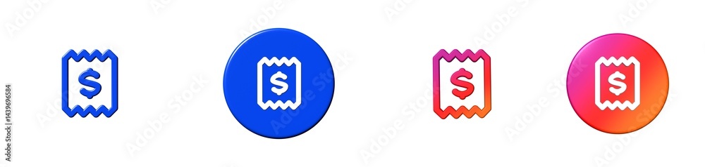 bill web store 3D icon