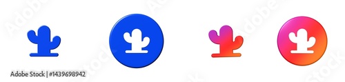cactus phosphor 3D icon