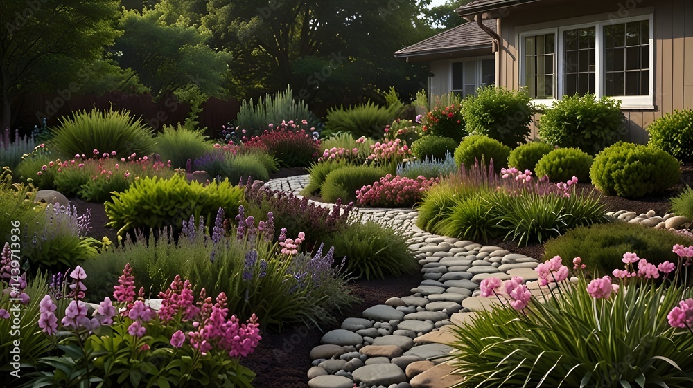 Obraz premium Serene Garden Path