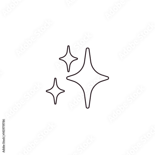 sparkles sparks glitter star shine emoji vector symbol sign icon illustration