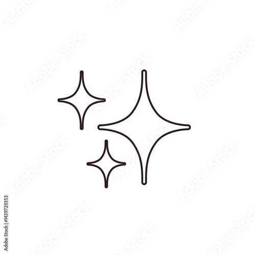 sparkles sparks glitter star shine emoji vector symbol sign icon illustration