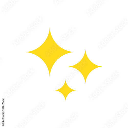 sparkles sparks glitter star shine emoji vector symbol sign icon illustration