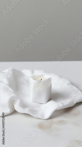 Wallpaper Mural Softly Lit Candle Torontodigital.ca