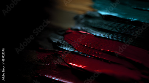 Obraz na płótnie Dark, rich color palette samples. w salonie