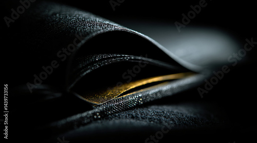 Obraz na płótnie Decorative book close-up with black background w salonie