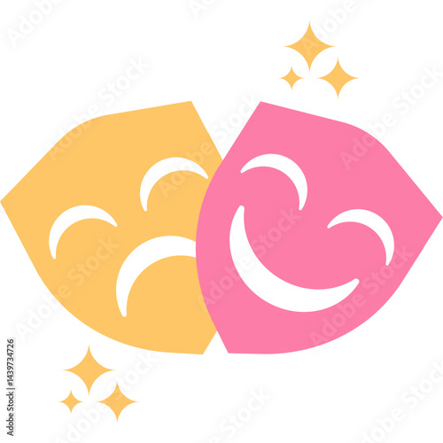 Comedy Mask Element