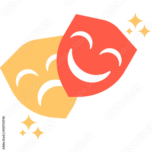 Comedy Mask Element