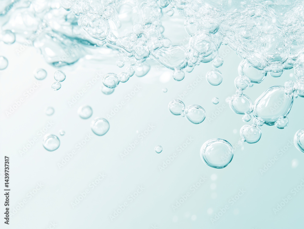Water texture with bubbles Water texture with bubbles