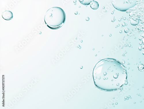 Water texture with bubbles