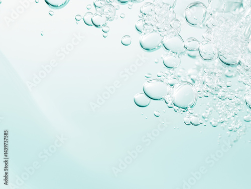 Water texture with bubbles